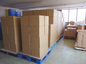 株式会社ZERO倉庫風景